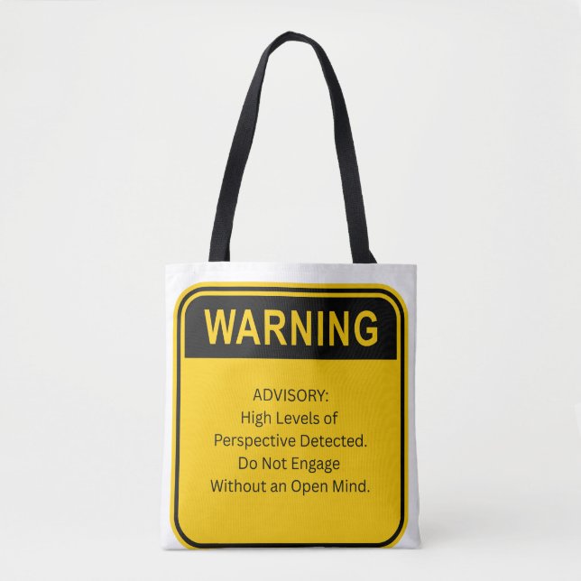 Bolso De Tela WARNING: High Levels of Perspective Detected  (Anverso)