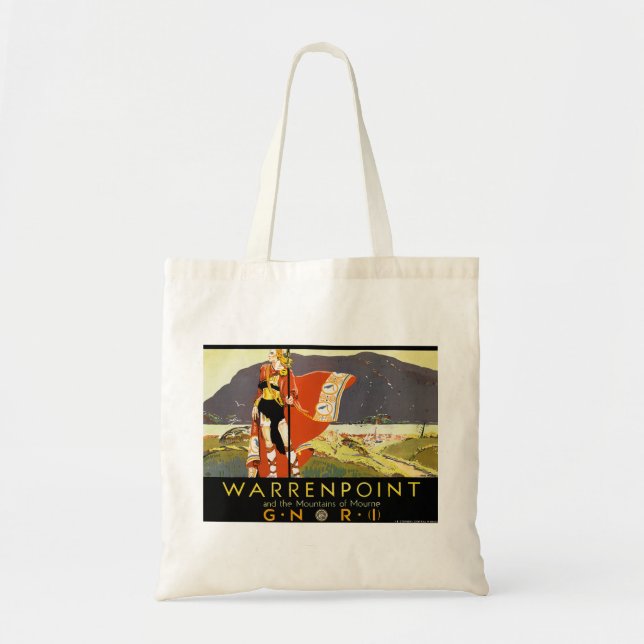 Bolso De Tela Warrenpint y los montañeses de Mourne (Frente)