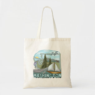 Bolso De Tela Washington