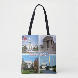 Bolso De Tela Washington - Capitol - Tribunal Supremo