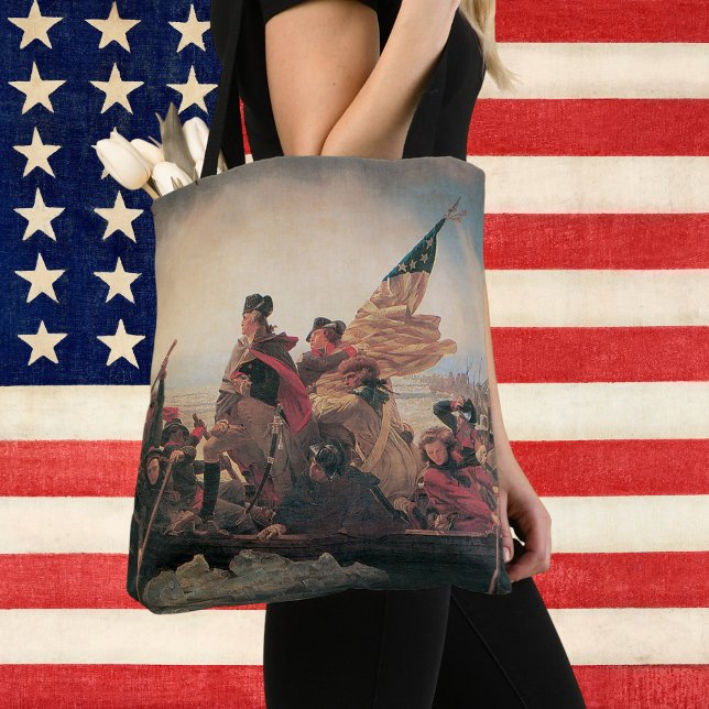 Bolso De Tela Washington cruza la ciudad de Delaware, por Emanue (Subido por el creador)