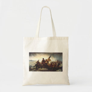 Bolso De Tela Washington cruzando el Delaware de Emanuel Leutze