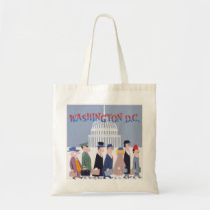 Bolso De Tela Washington D.C.