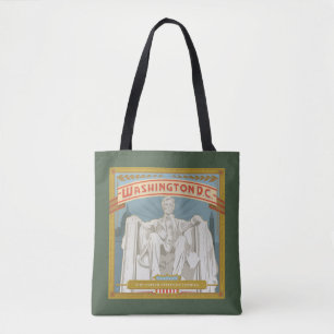 Bolso De Tela Washington DC Monumento conmemorativo a Lincoln