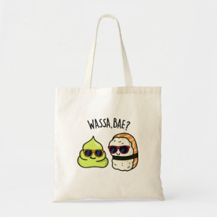 Bolso De Tela Wassa Bae Funny Food Wasabi Pun