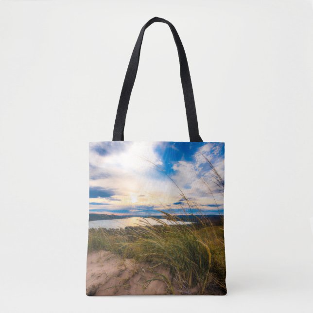 Bolso De Tela Water | Glen Lake Sleeping Bear Dunes Michigan (Anverso)