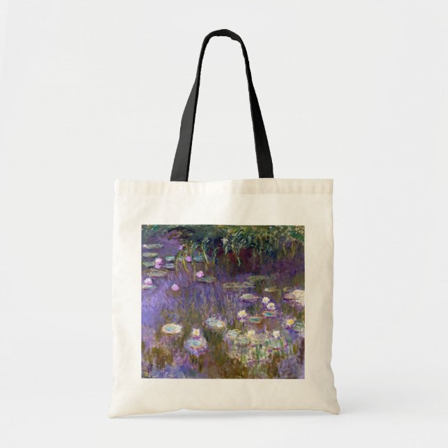 Bolso De Tela Water Lily Pond, Monet (Frente)