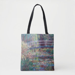 Bolso De Tela Water Lily Pond (Rosa Harmonie), Monet