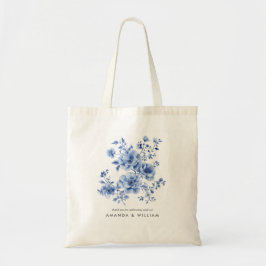 Bolso De Tela Watercolor Chinoiserie Floral Tote Bag