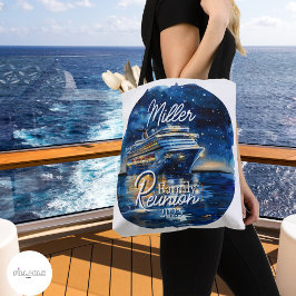 Bolso De Tela Watercolor Cruise Ship Family Reunion Tote Bag