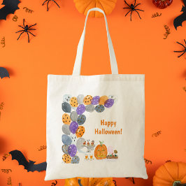 Bolso De Tela Watercolor Feliz Fiesta de Disfraces de Halloween