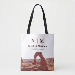 Bolso De Tela Watercolor Moab Arches Park Utah Boda