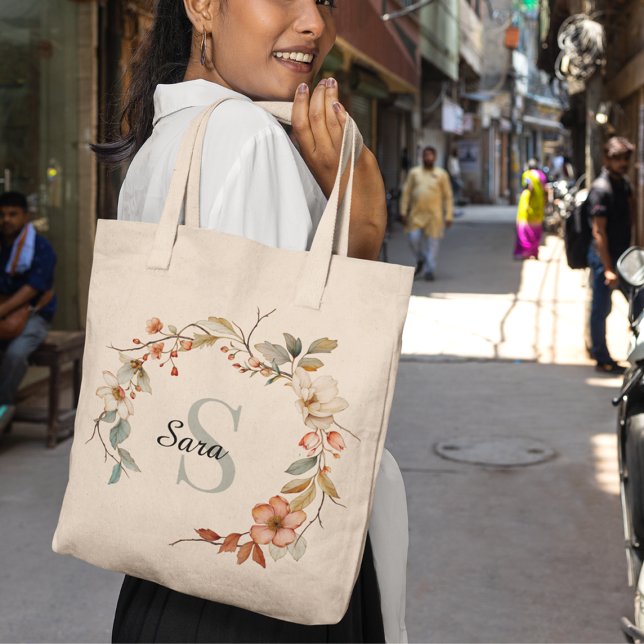 Bolso De Tela Watercolor Otumn Garden Monograma Canvas (Subido por el creador)