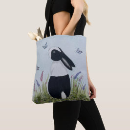Bolso De Tela Watercolour Dutch Bunny Rabbit