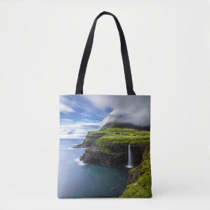 Bolso De Tela Waterfalls Faroe Islands, Denmark