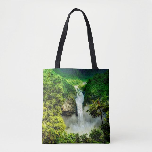 Bolso De Tela Waterfalls | San Rafael Falls, Ecuador (Anverso)