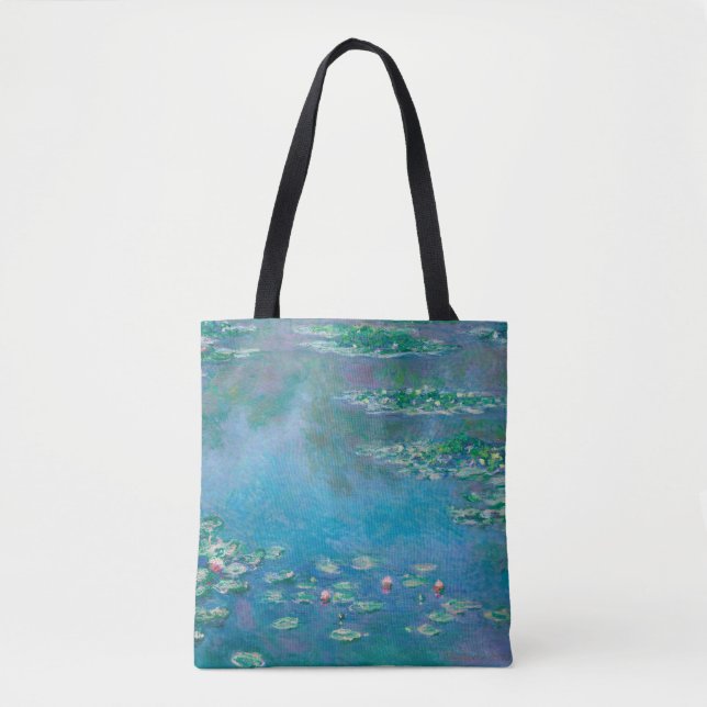 BOLSO DE TELA "WATERLILIES" 1840 CLAUDE MONET TOTE BAG (Anverso)
