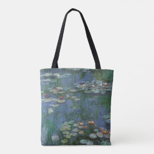 Bolso De Tela Waterlilies por Claude Monet, Flores de época