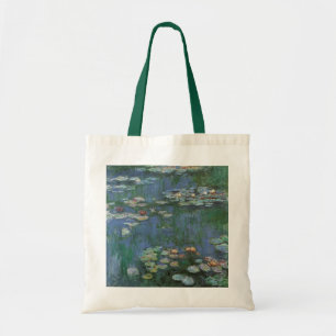 Bolso De Tela Waterlilies por Claude Monet, Flores de época