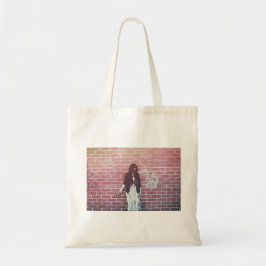 Bolso De Tela Waterlily Brooklyn Brick Red Wall Photo