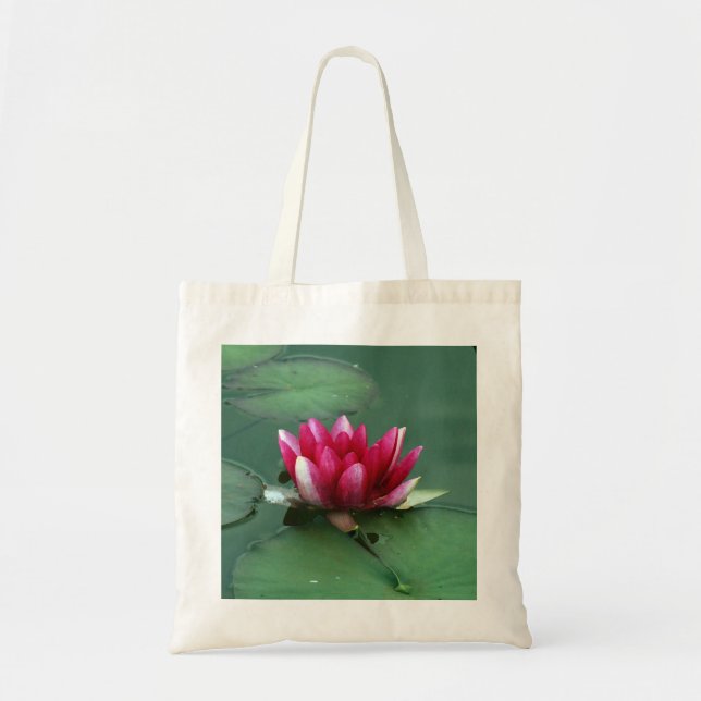 Bolso De Tela Waterlily rosado (Frente)