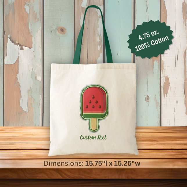 Bolso De Tela Watermelon Ice Cream Stick (Subido por el creador)