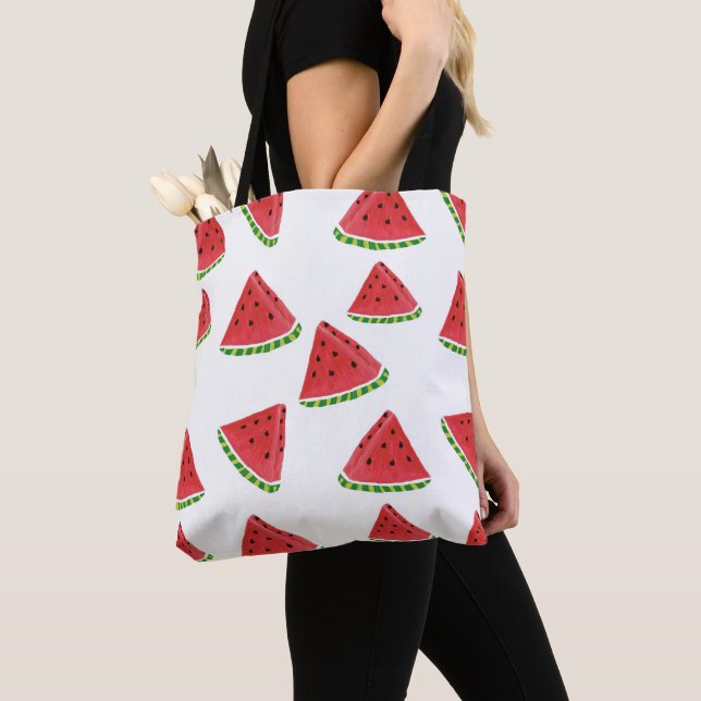 Bolso De Tela Watermelon Tote Bag (Detalle)