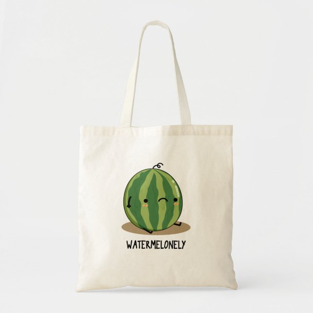 Bolso De Tela Watermelonly Funny Watermelon Fruit Pun (Frente)