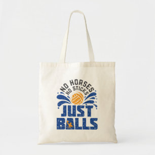 Bolso De Tela Waterpolo No Horses No Sticks Sólo Bolas