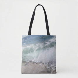 Bolso De Tela Wave oceánica de espuma marina