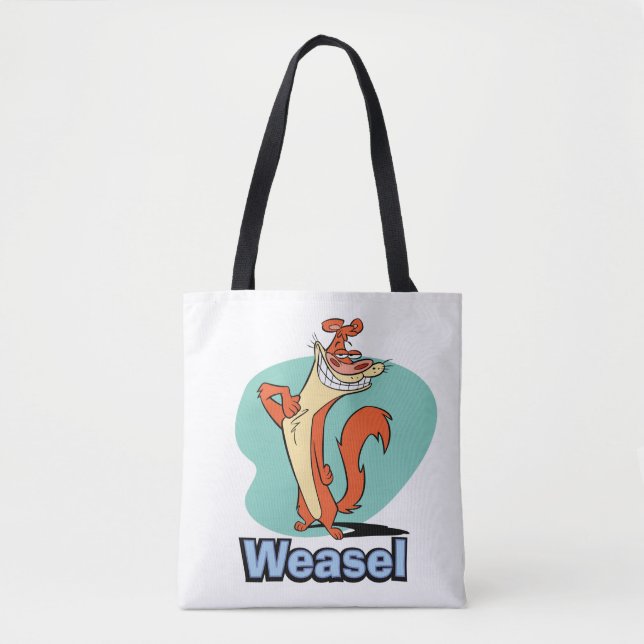Bolso De Tela Weasel Proud Character Graphic (Anverso)