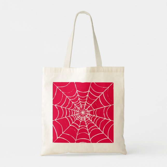 Bolso De Tela Web rosa (Reverso)
