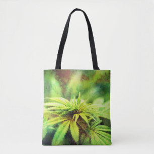 Bolso De Tela Weed