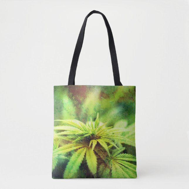 Bolso De Tela Weed (Anverso)