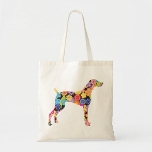 Bolso De Tela Weimaraner
