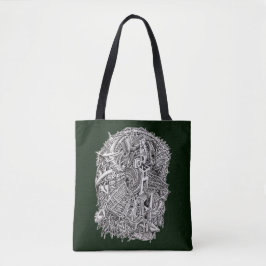 Bolso De Tela Weirdhead por Brian Benson