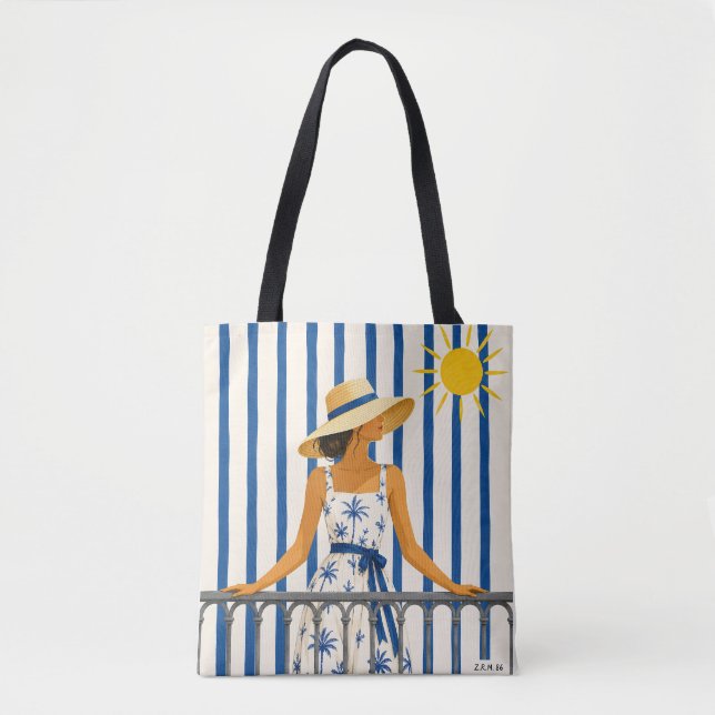 Bolso De Tela Welcome summer (Anverso)