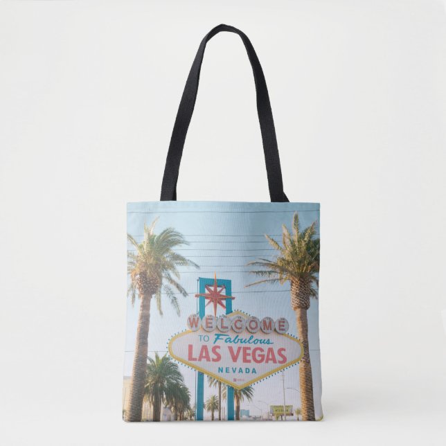 BOLSO DE TELA WELCOME TO LAS VEGAS (Anverso)