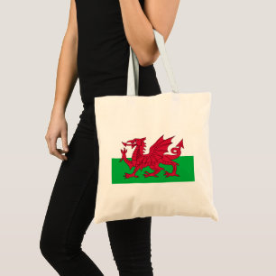 Bolso De Tela Welsh Flag (Wales) (Welsh Dragon)