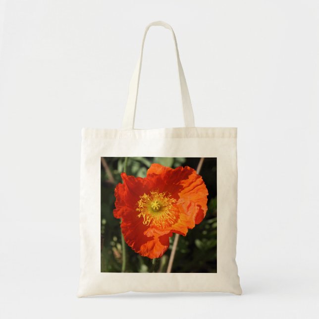 Bolso De Tela Welsh Poppy (Naranja) (Frente)