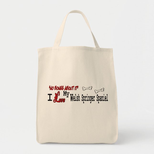 Bolso De Tela Welsh Springer Spaniel Gifts (Frente)