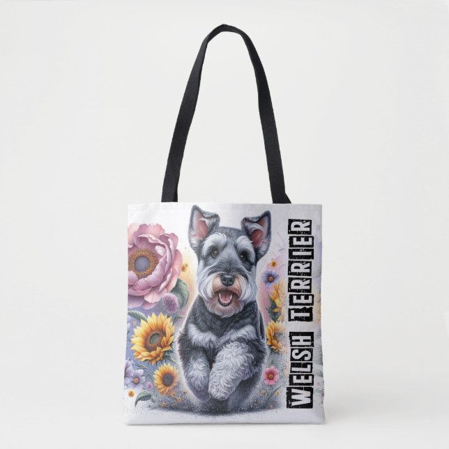 Bolso De Tela Welsh Terrier (Anverso)