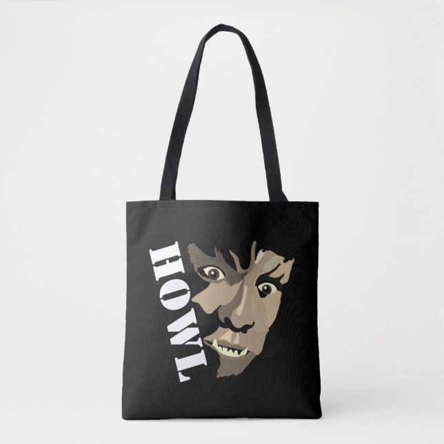 Bolso De Tela Werewolf, Howl (Anverso)