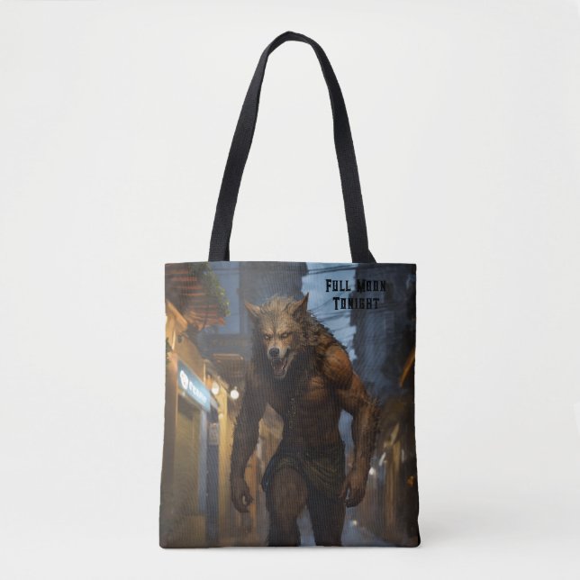 Bolso De Tela Werewolf Romance Reader Birthday Gift Add Name (Anverso)