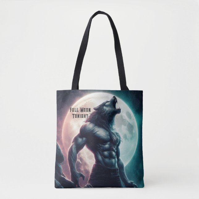 Bolso De Tela Werewolf Romance Reader Birthday Gift Name Textos (Anverso)