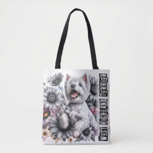 Bolso De Tela West Highland Terrier