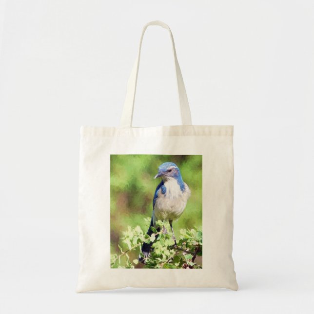 Bolso De Tela Western Scrub Jay (Frente)