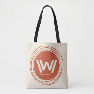 Bolso De Tela Westworld   Logotipo de Sol estilizado