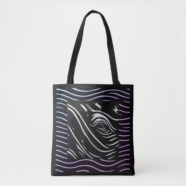 Bolso De Tela Whale eye/whale species tote (Anverso)