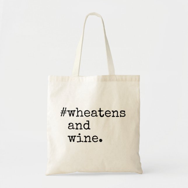 Bolso De Tela Wheatens y vino (Frente)